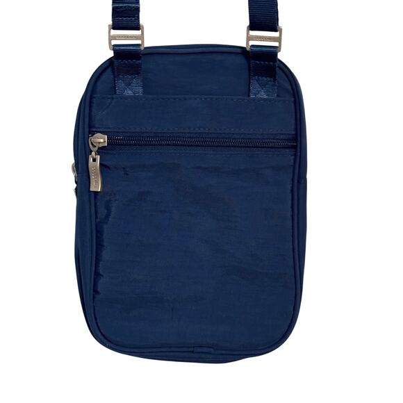 Baggallini Women's Blue Solid Front Slip Pocket Travel Crossbody Bags One Size - Picture 6 of 8